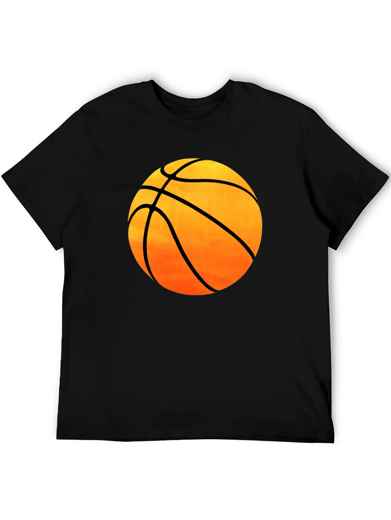 Basketball Graphic Black T-Shirt