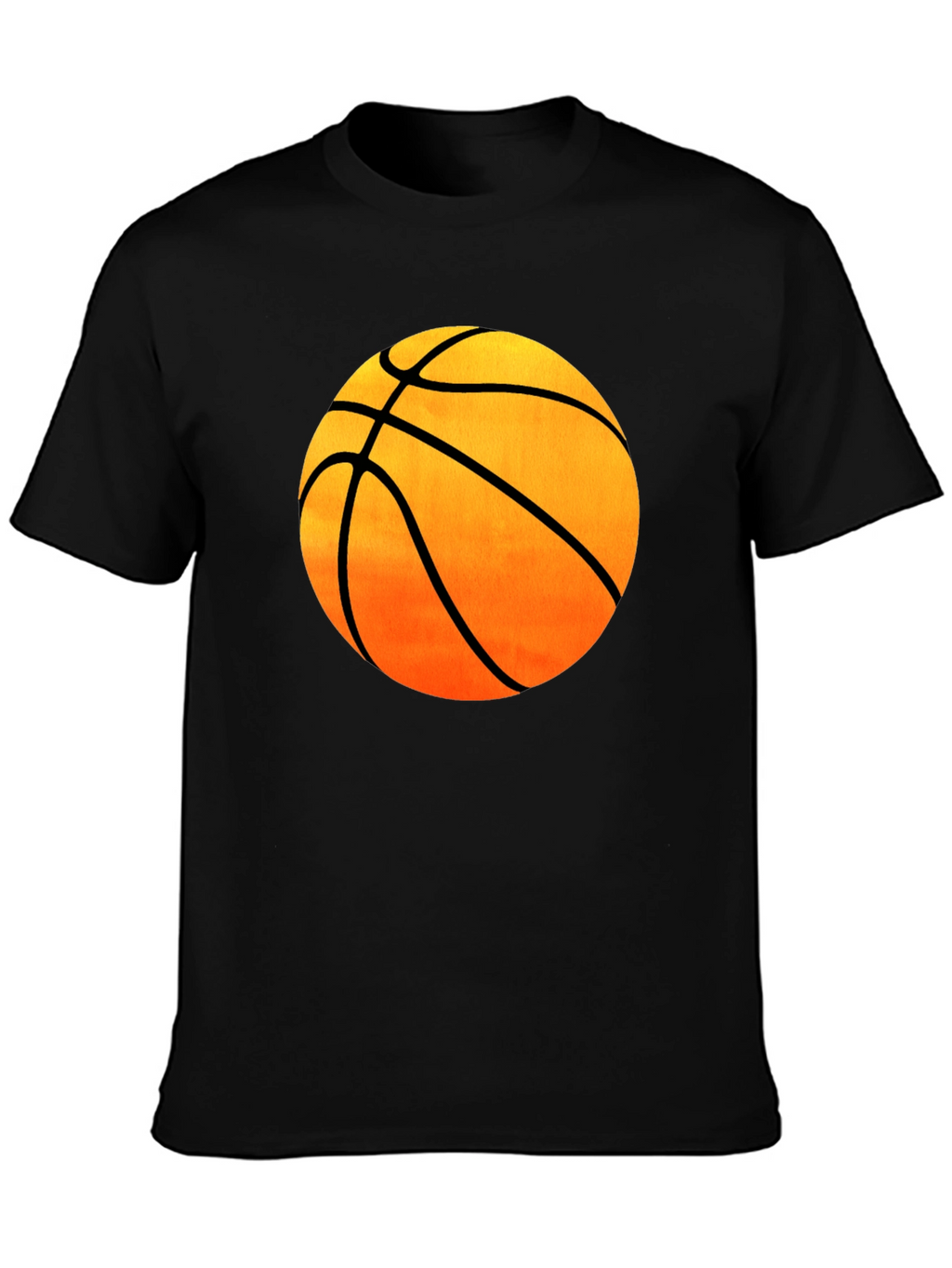 Basketball Graphic Black T-Shirt