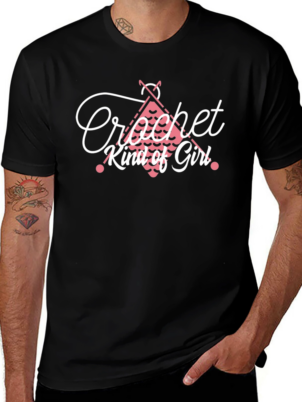 Crochet Kind of Girl T-Shirt - Trendy Design
