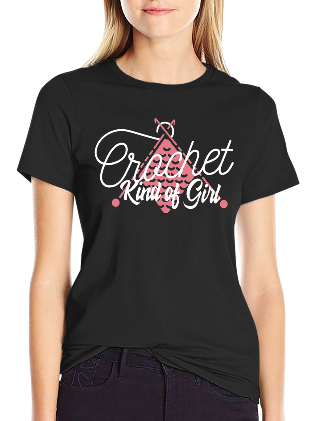 Crochet Kind of Girl T-Shirt - Trendy Design
