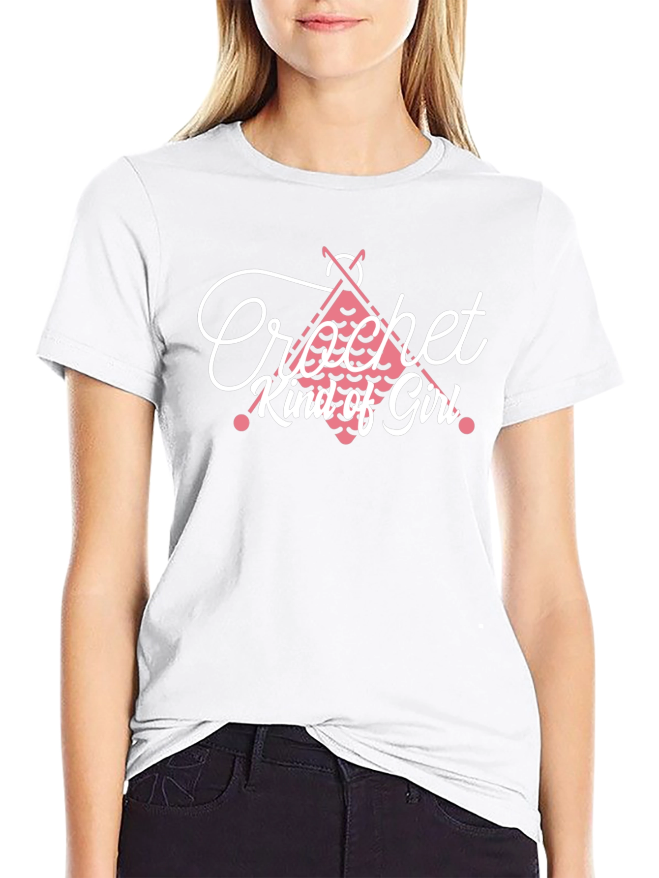 Crochet Kind of Girl T-Shirt - Trendy Design