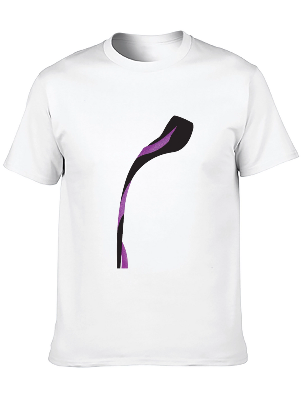 Abstract Design Black T-Shirt