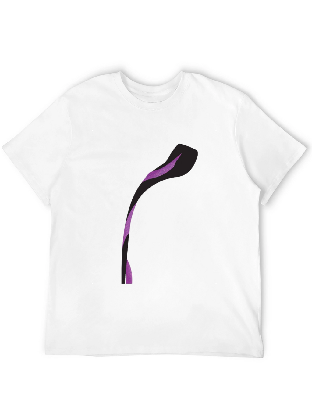 Abstract Design Black T-Shirt