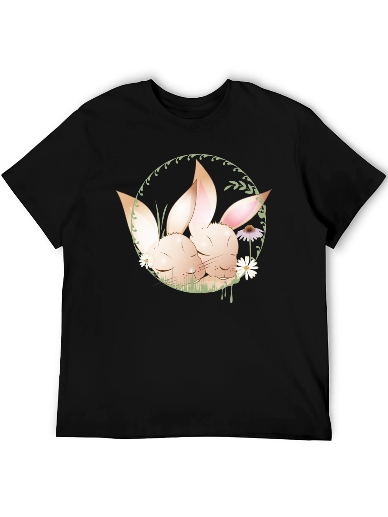 Bunny Love Graphic T-Shirt - Unisex Soft Cotton Tee
