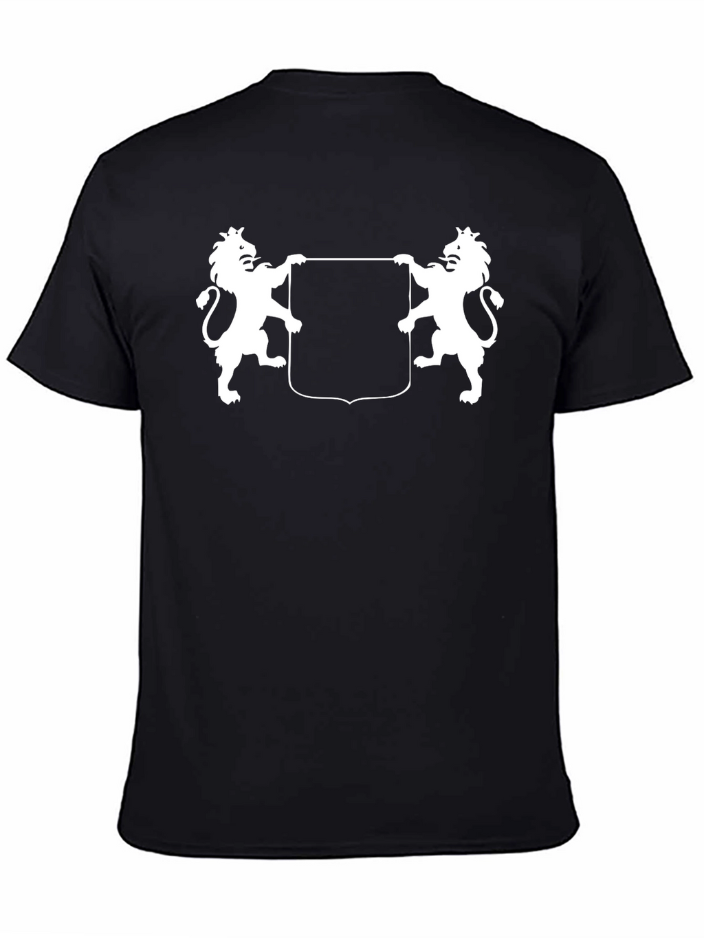 Heraldic Lions Black T-Shirt