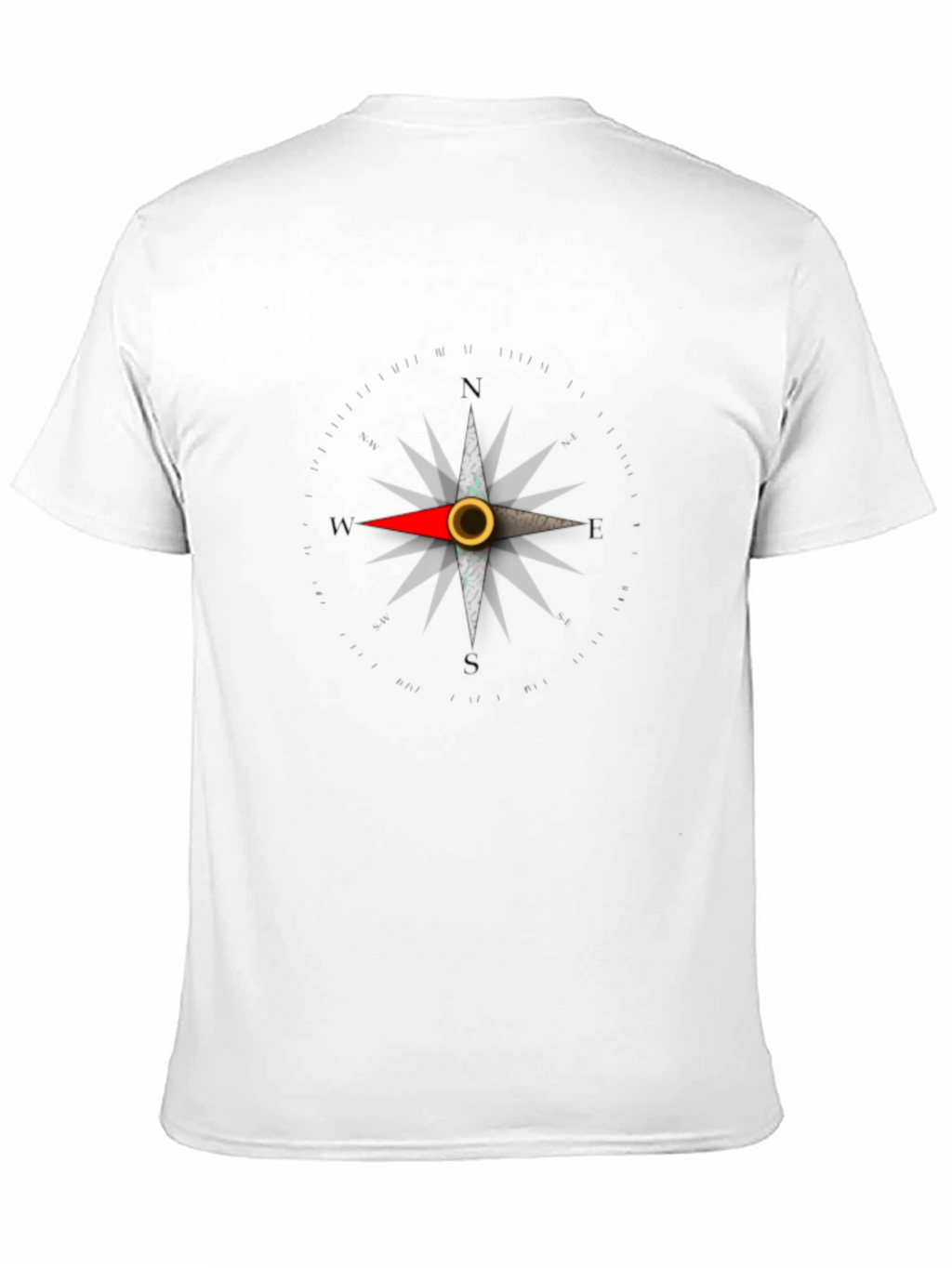 Compass Rose Graphic Tee - Classic Black