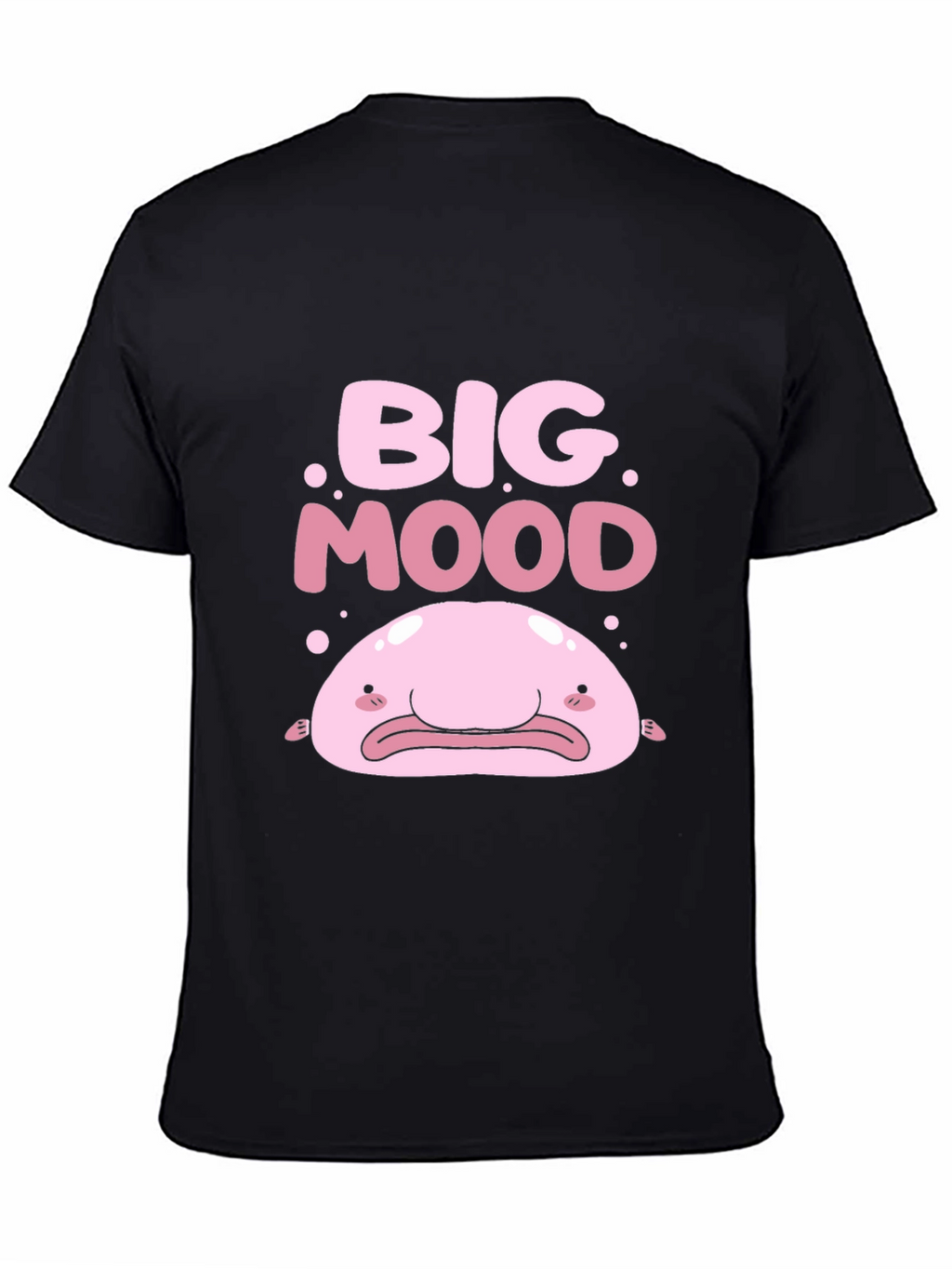 Big Mood Blobfish Graphic Tee - Black