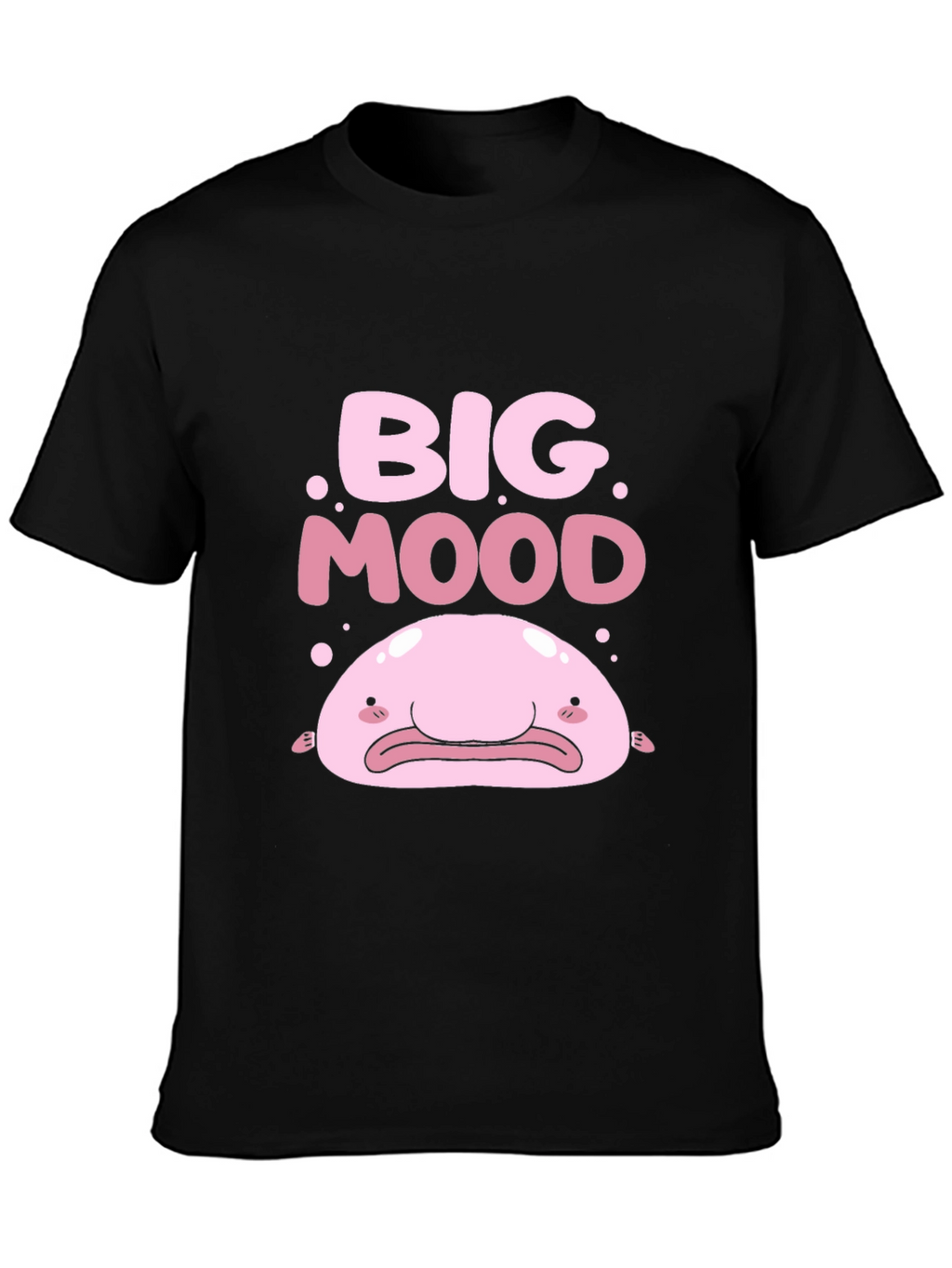 Big Mood Blobfish Graphic Tee - Black