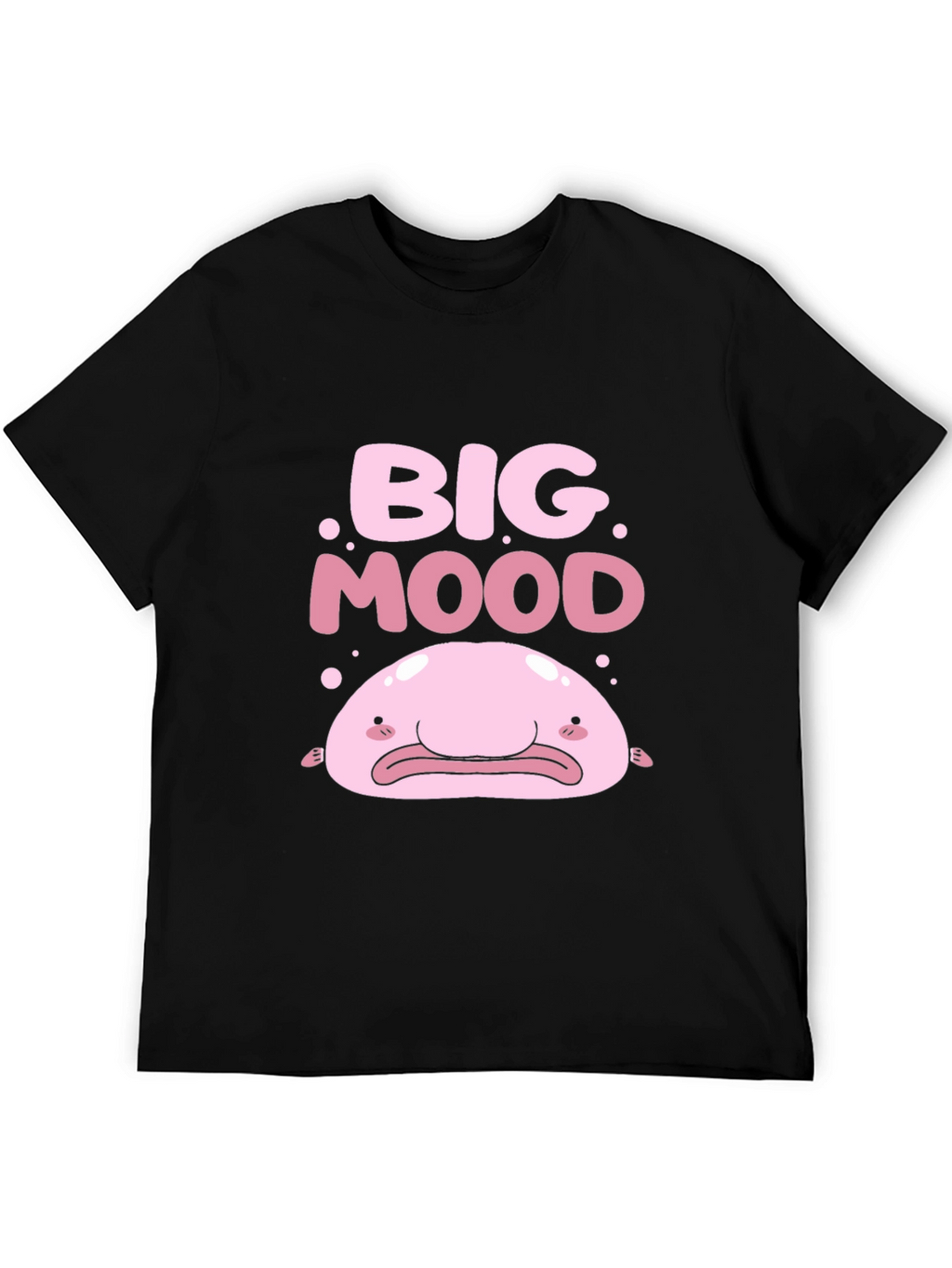Big Mood Blobfish Graphic Tee - Black