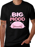 Big Mood Blobfish Graphic Tee - Black