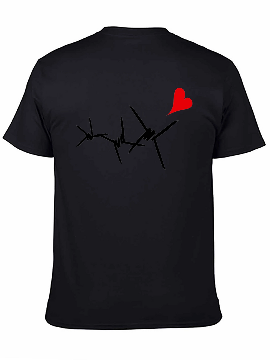 Barbed Wire Heart Graphic Tee