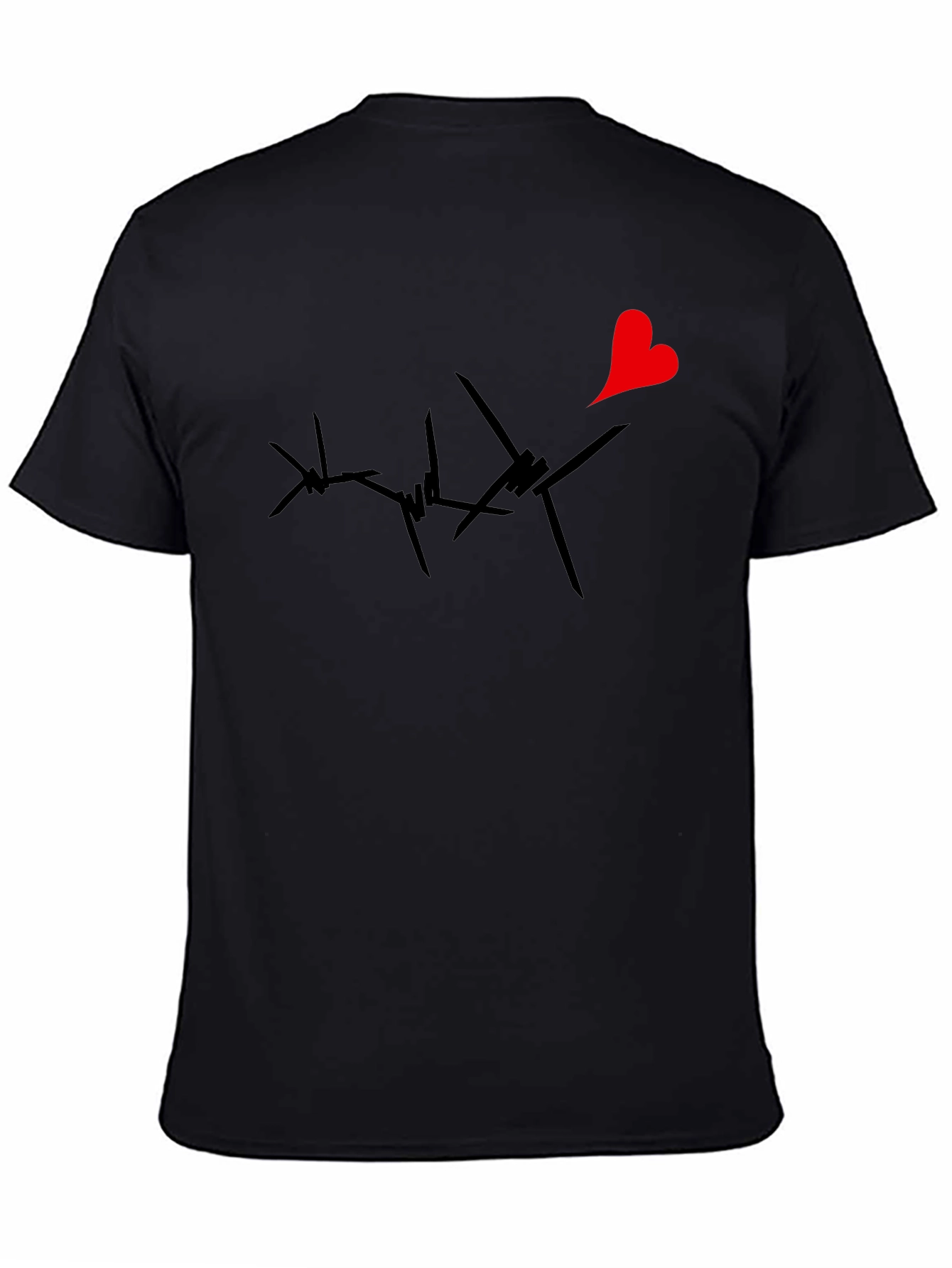 Barbed Wire Heart Graphic Tee