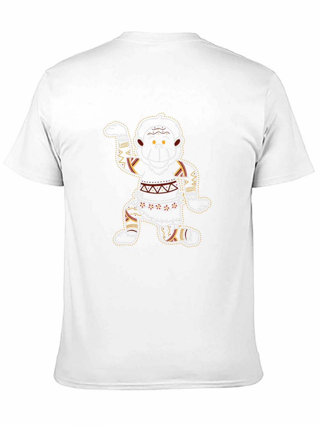 Aboriginal Monkey Graphic Tee - Black