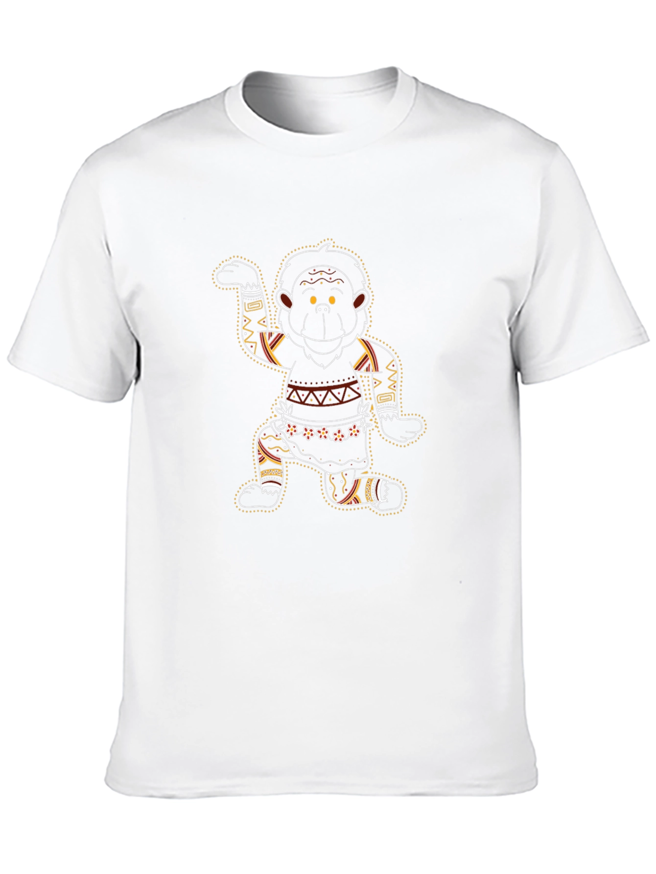 Aboriginal Monkey Graphic Tee - Black