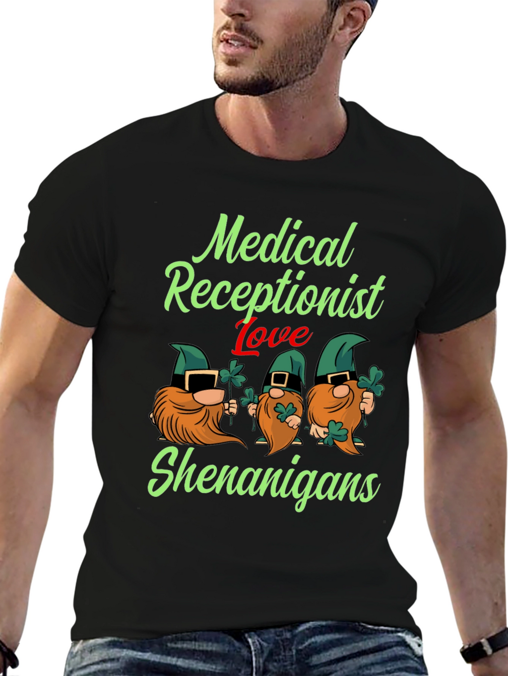 Medical Receptionist St. Patricks Day T-Shirt