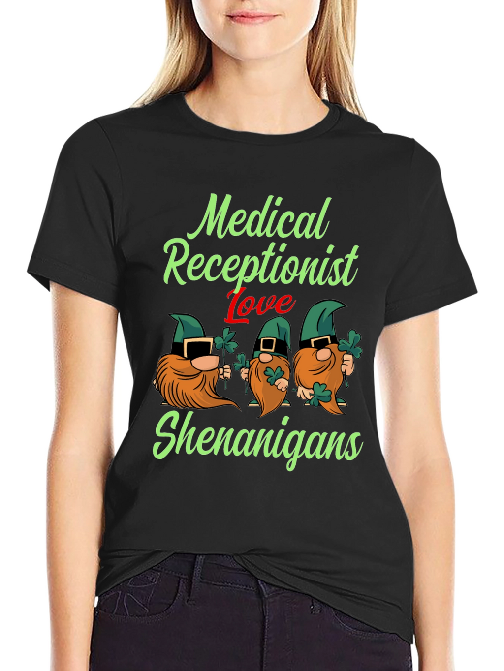 Medical Receptionist St. Patricks Day T-Shirt