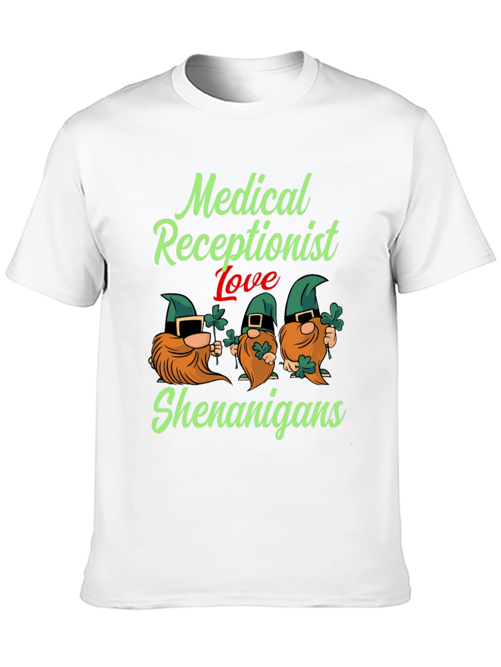 Medical Receptionist St. Patricks Day T-Shirt