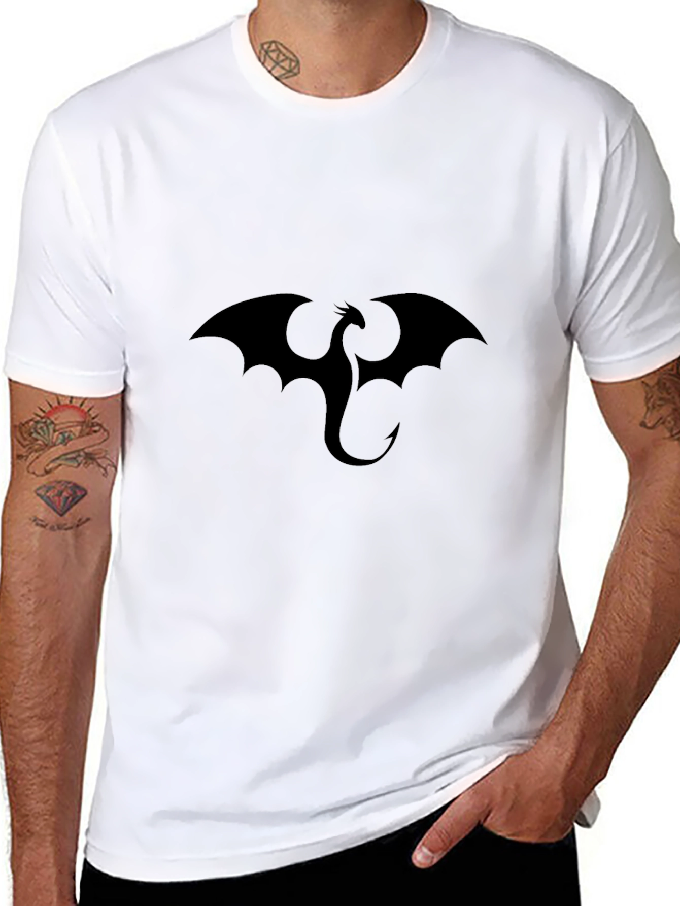 Black Dragon Graphic T-Shirt