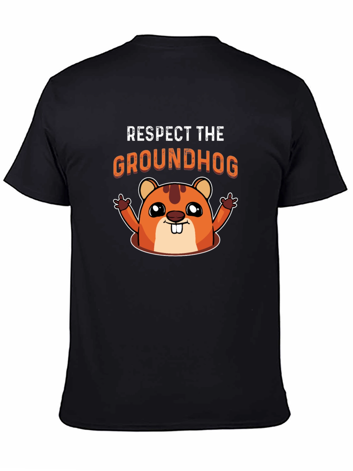 Respect the Groundhog Graphic T-Shirt