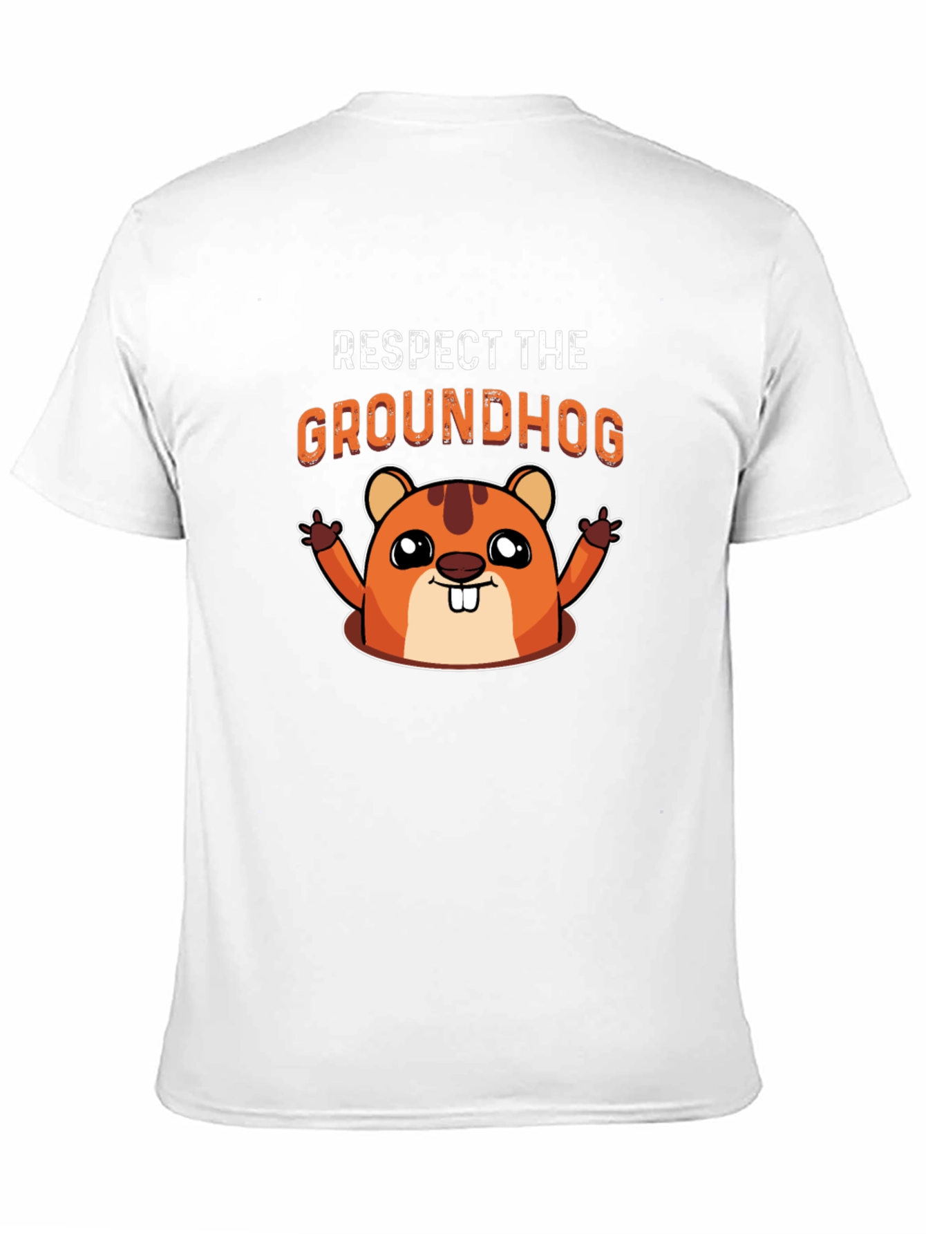Respect the Groundhog Graphic T-Shirt