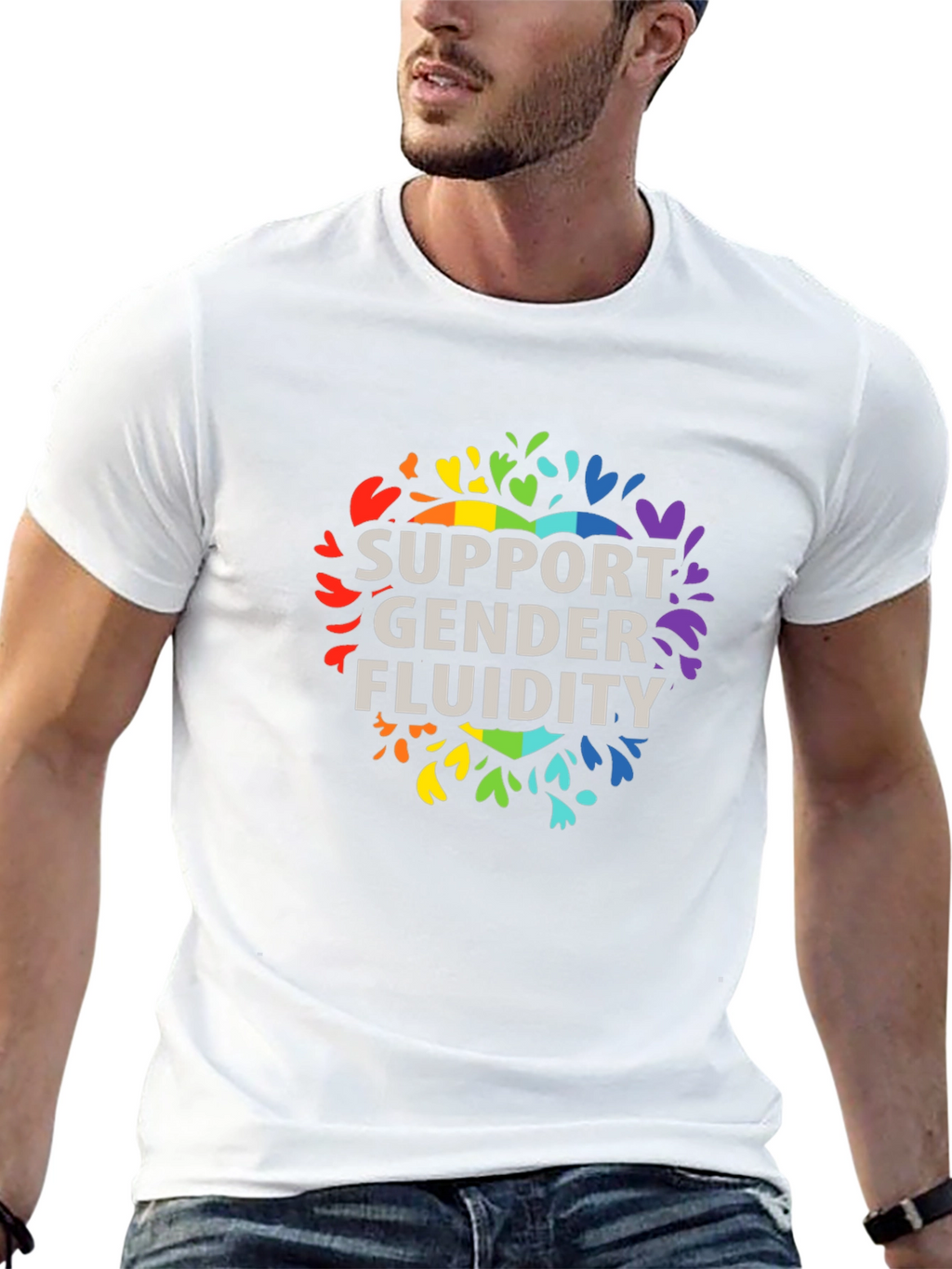 Support Gender Fluidity Pride T-Shirt