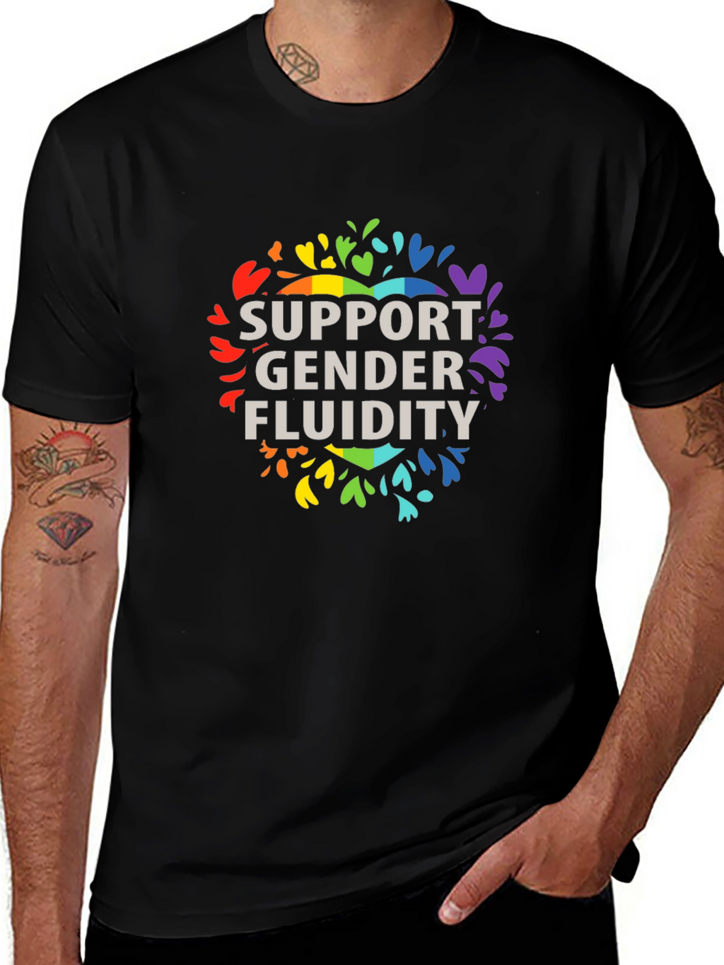 Support Gender Fluidity Pride T-Shirt