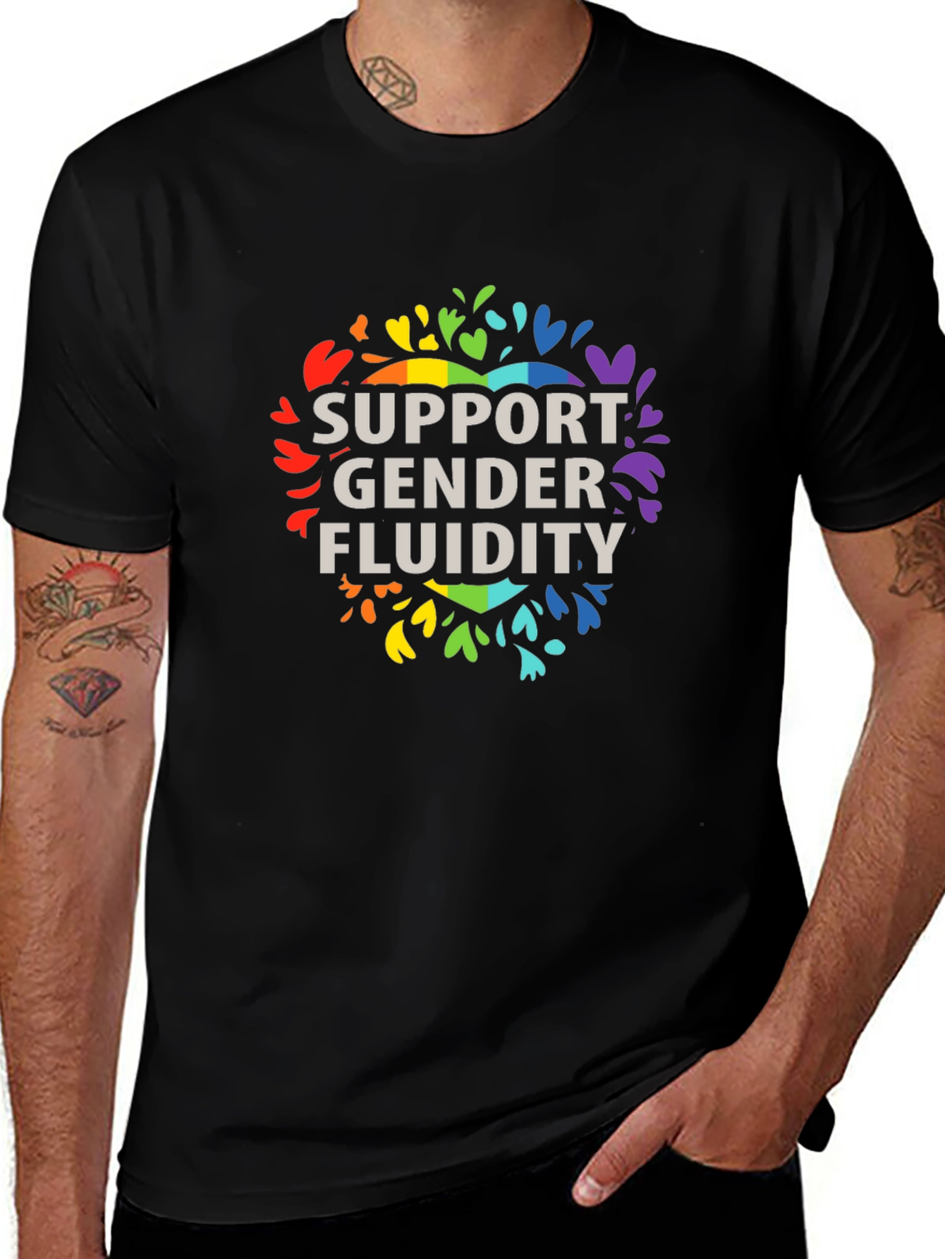 Support Gender Fluidity Pride T-Shirt
