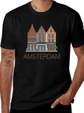Amsterdam T-Shirt: Dutch Houses Design