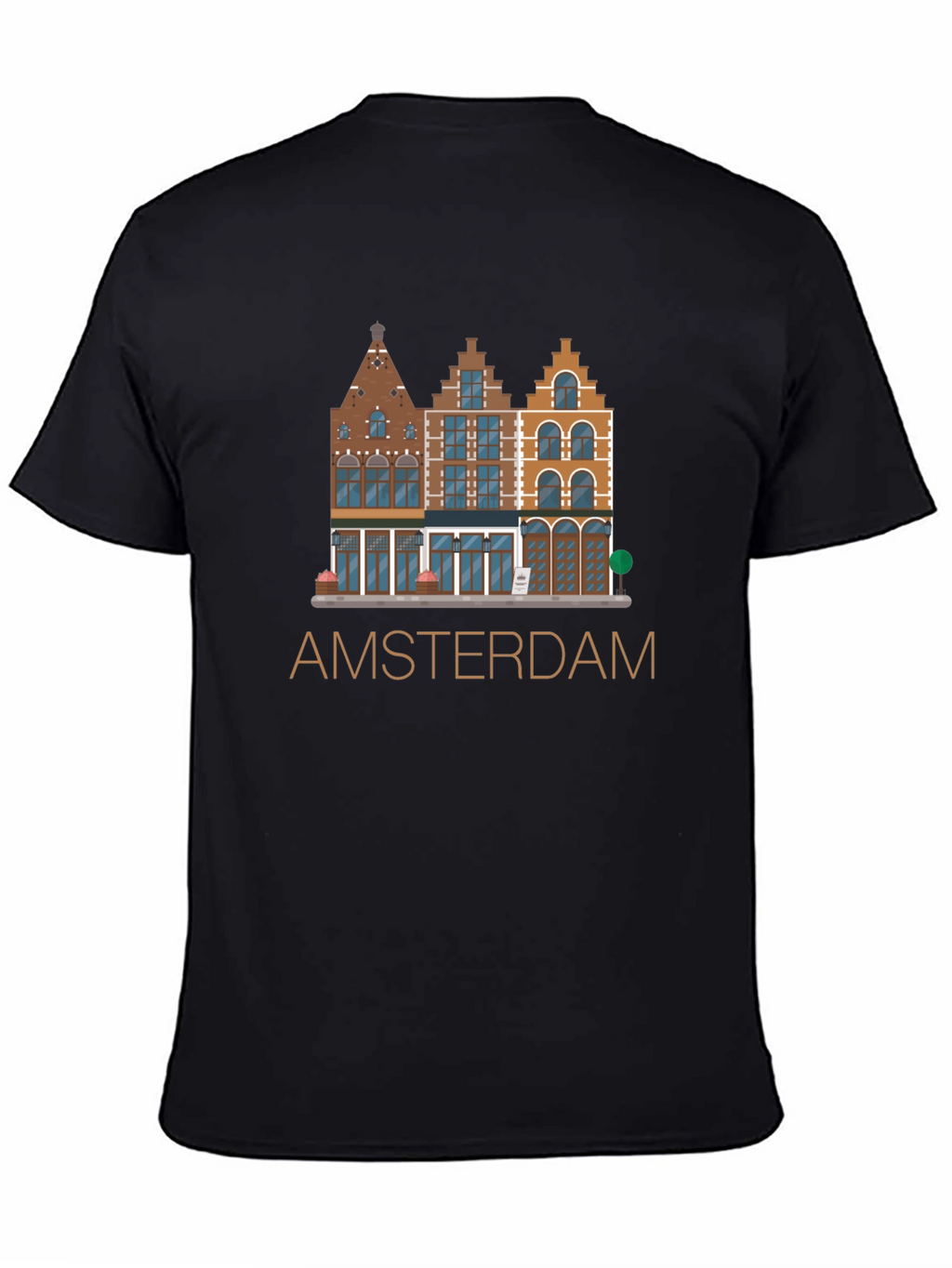 Amsterdam T-Shirt: Dutch Houses Design