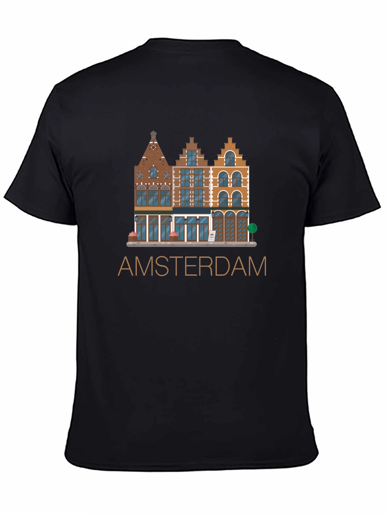 Amsterdam T-Shirt: Dutch Houses Design