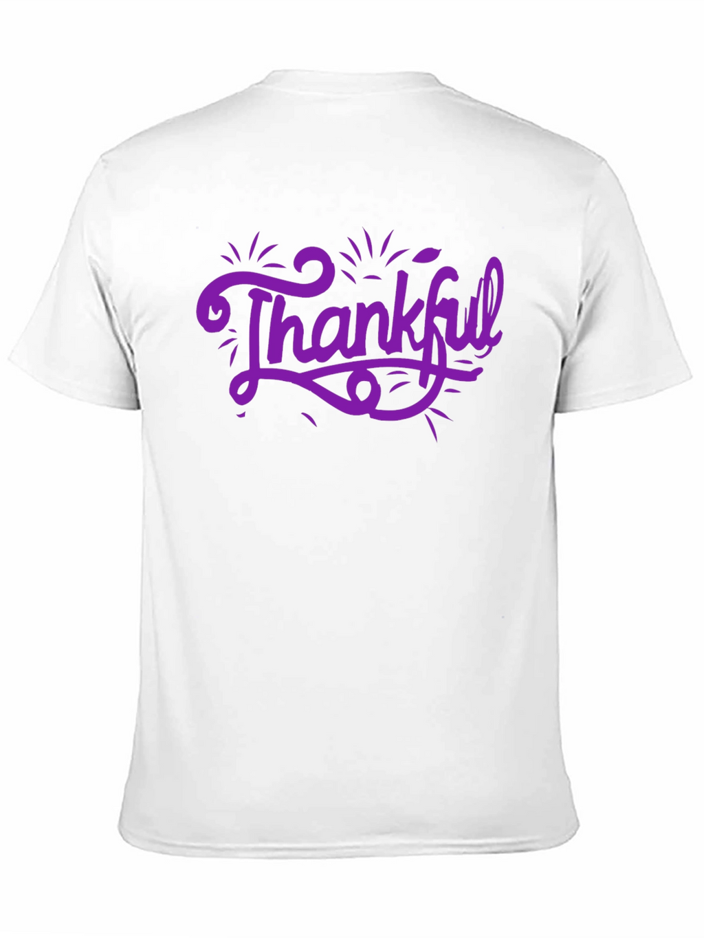 Thankful Graphic Tee - Black Cotton T-Shirt