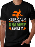 Keep Calm and Let Grammy Handle It Halloween T-Shirt