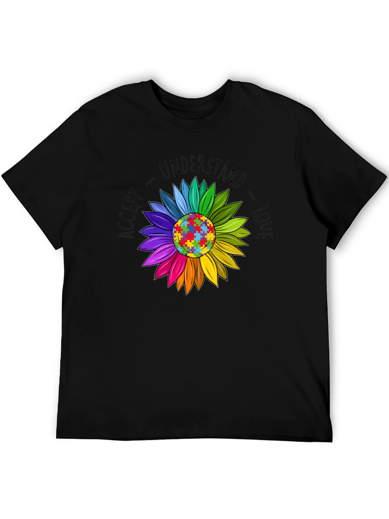 Autism Awareness Sunflower Graphic Tee