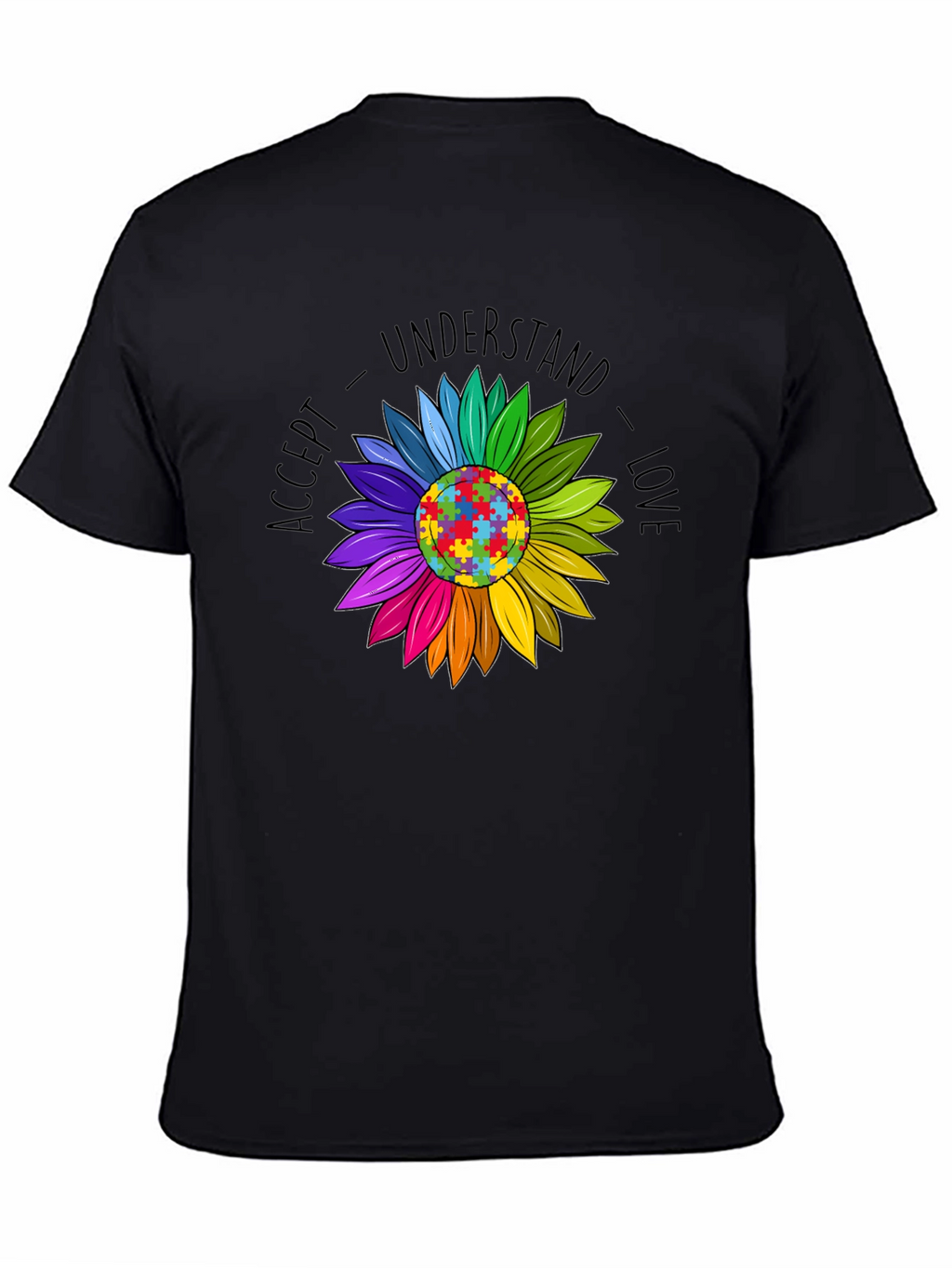 Autism Awareness Sunflower Graphic Tee