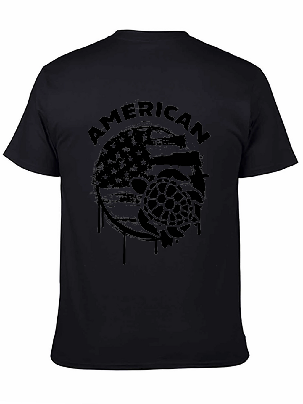 American Turtle Graphic T-Shirt - Patriotic Tee