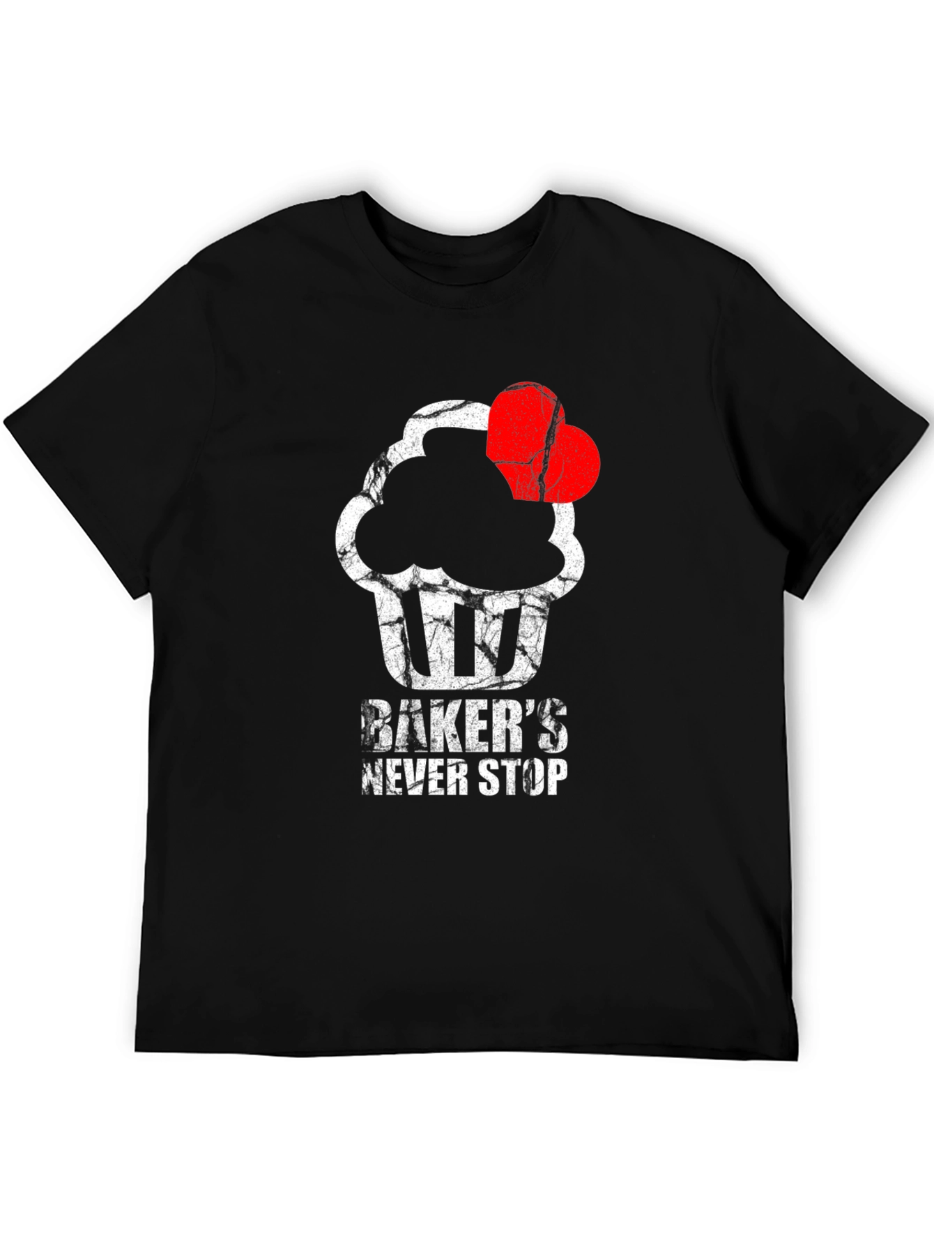 Bakers Never Stop T-Shirt - Cupcake Love