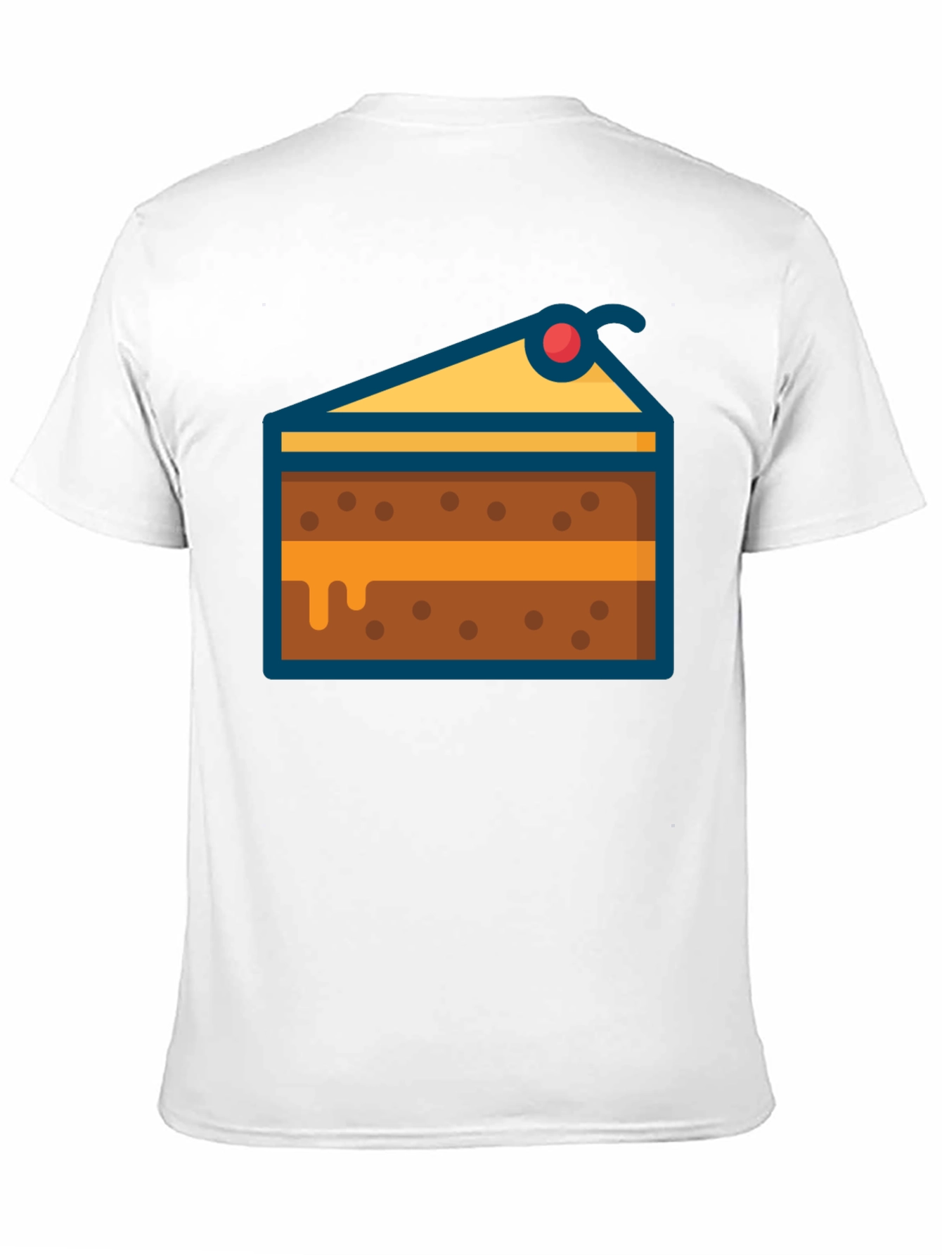 Cake Slice Graphic Tee - Sweet Treat Design