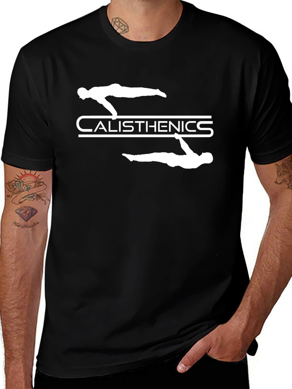 Calisthenics Graphic T-Shirt - Black