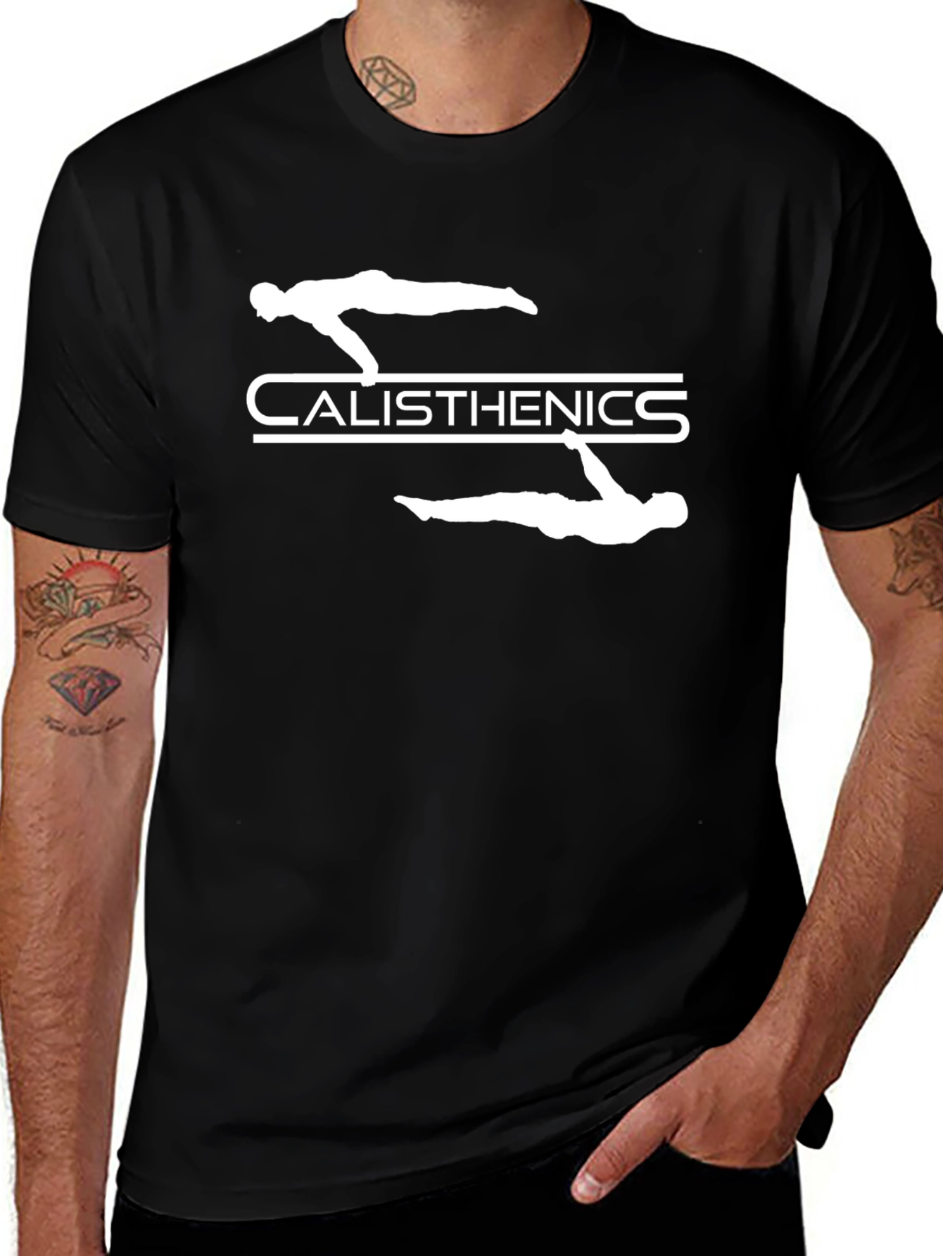 Calisthenics Graphic T-Shirt - Black