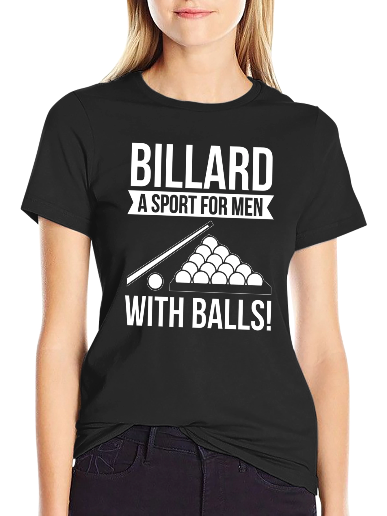 Billiard T-Shirt: A Sport for Men With Balls!