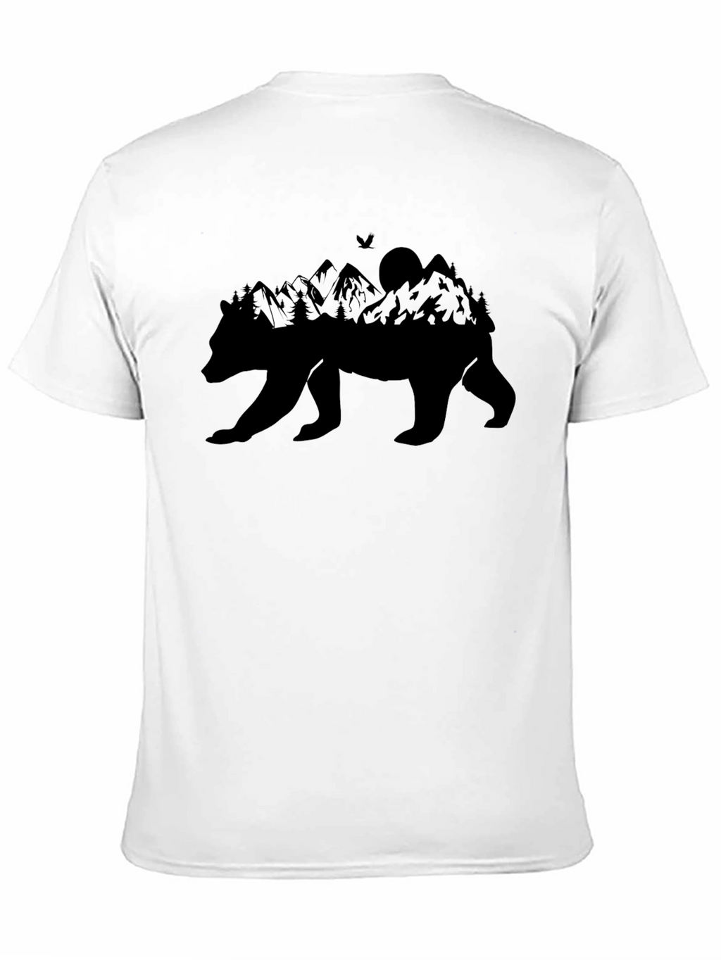 Bear Mountain Silhouette Graphic Tee - Black