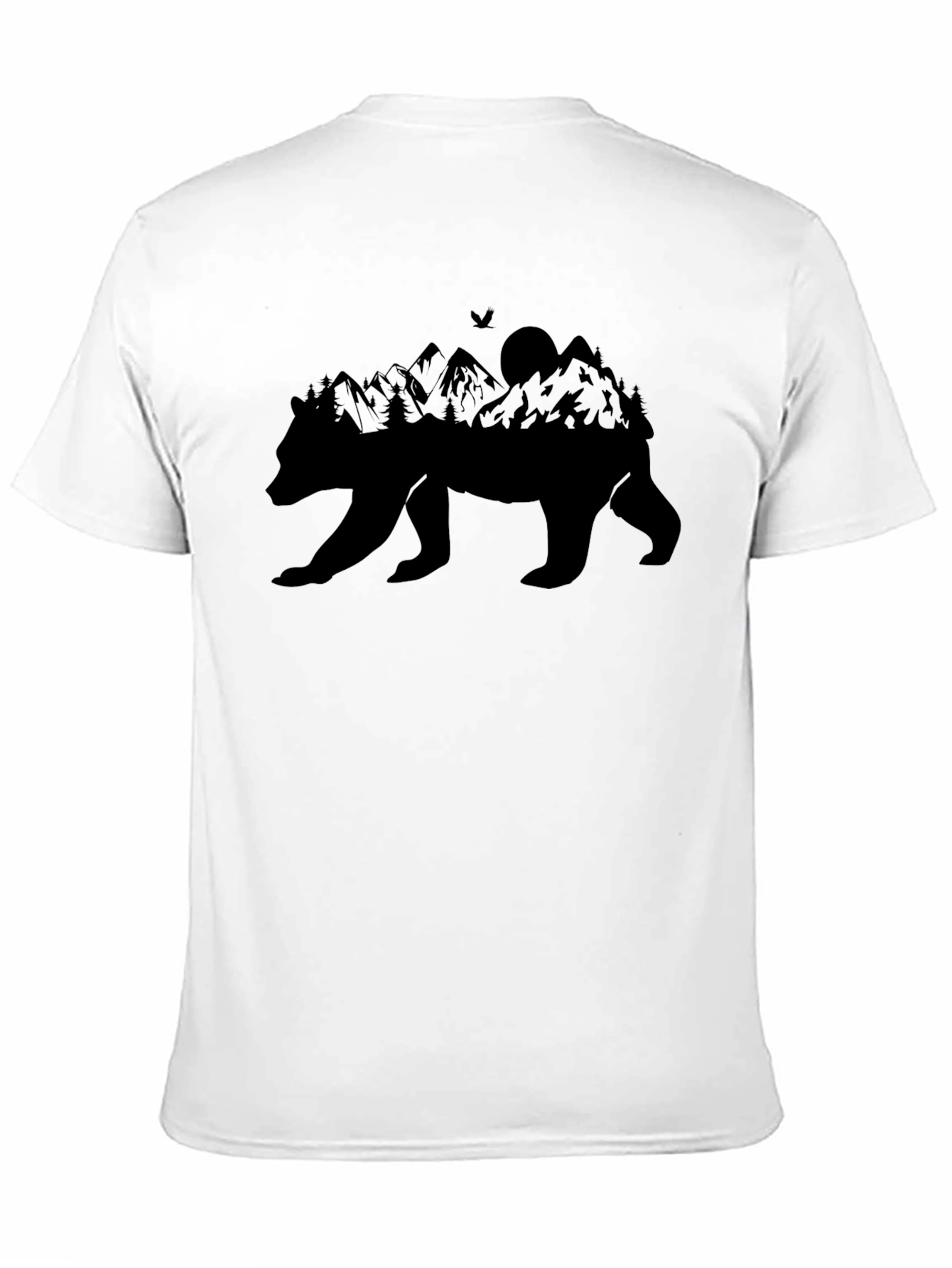 Bear Mountain Silhouette Graphic Tee - Black