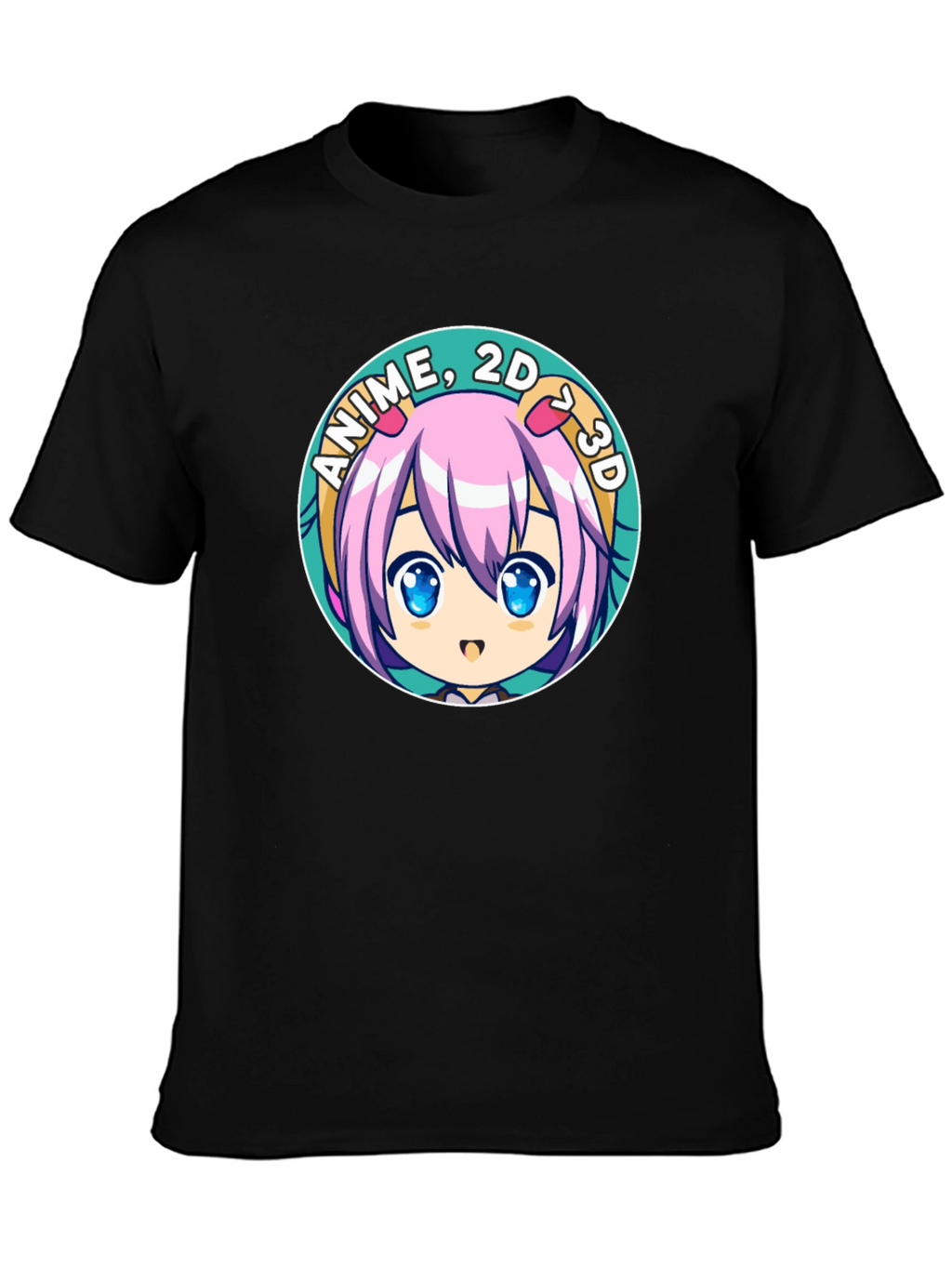 Anime 2D 3D Cartoon T-Shirt