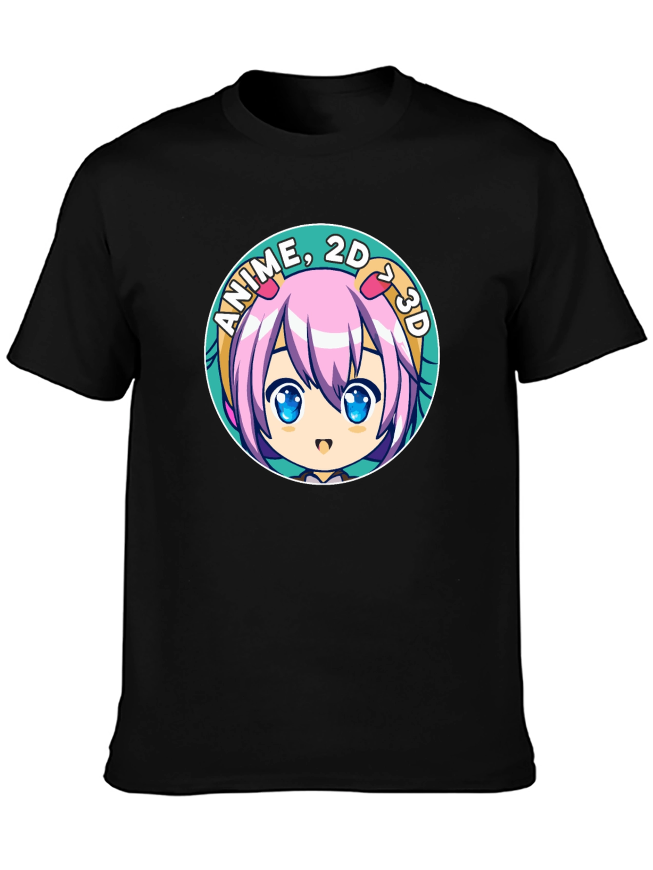 Anime 2D 3D Cartoon T-Shirt