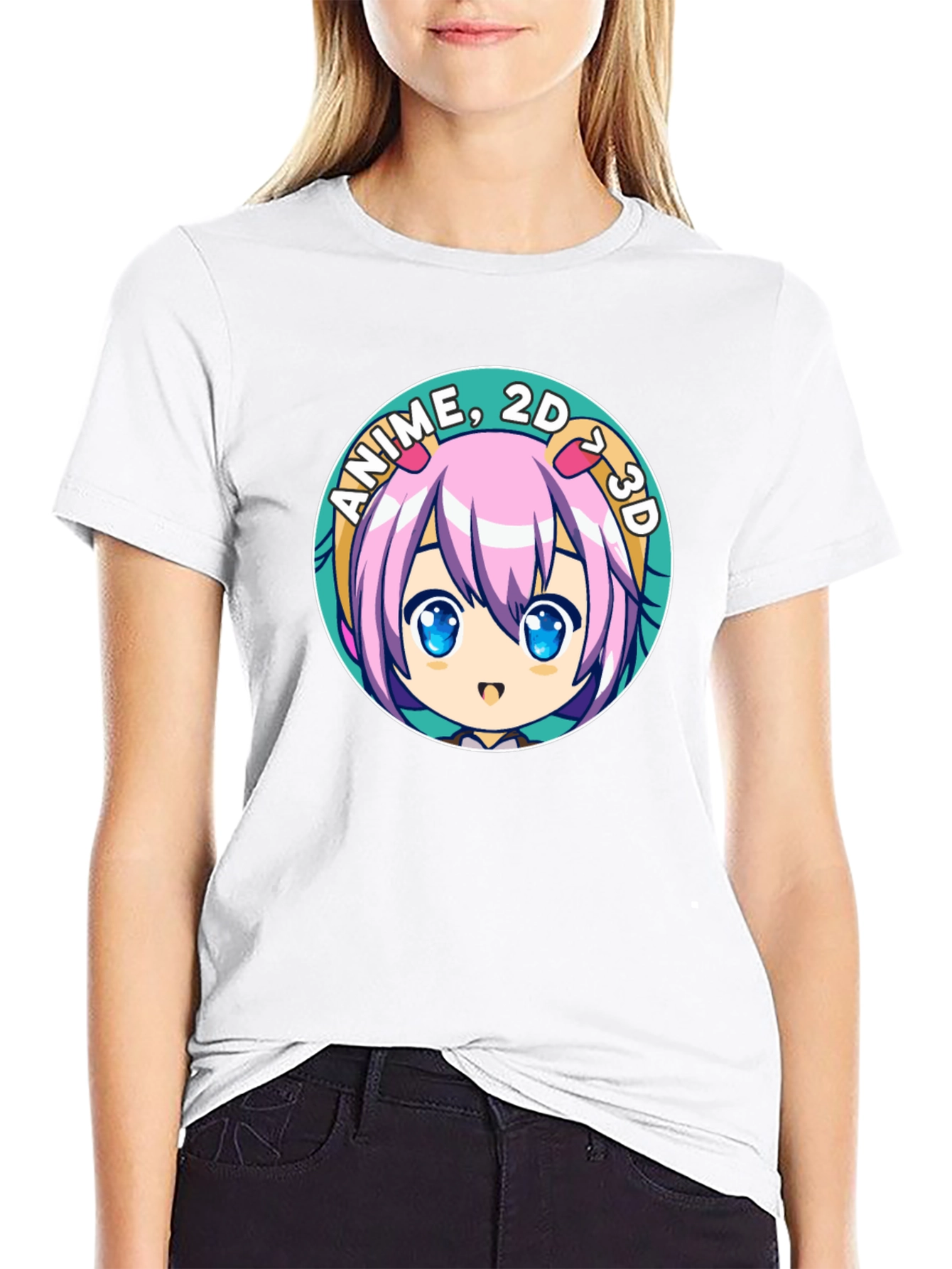 Anime 2D 3D Cartoon T-Shirt