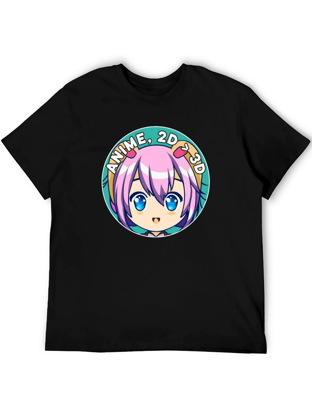 Anime 2D 3D Cartoon T-Shirt