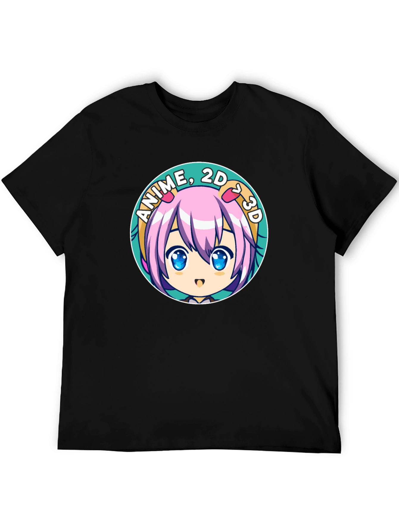Anime 2D 3D Cartoon T-Shirt