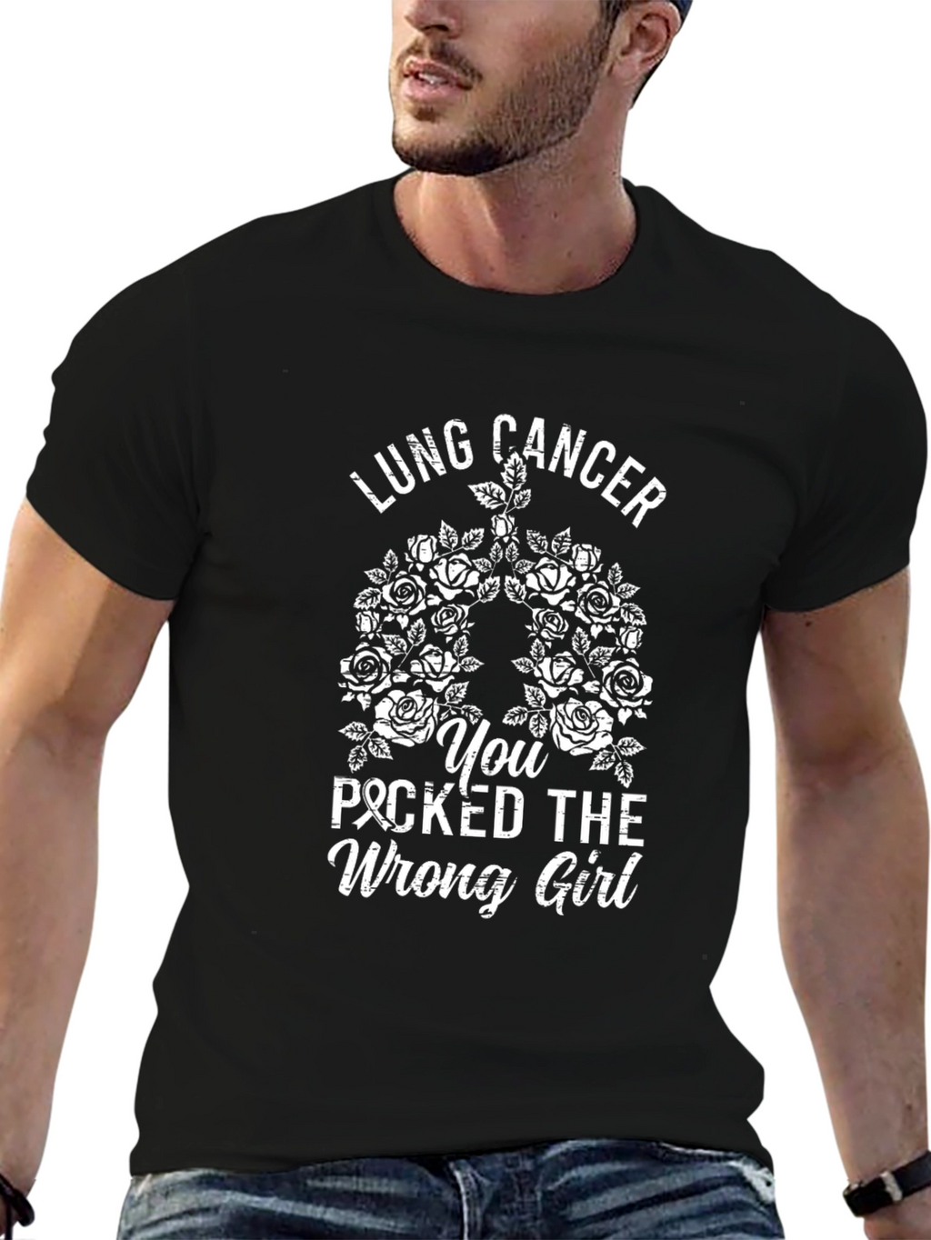 Lung Cancer Awareness T-Shirt - Wrong Girl