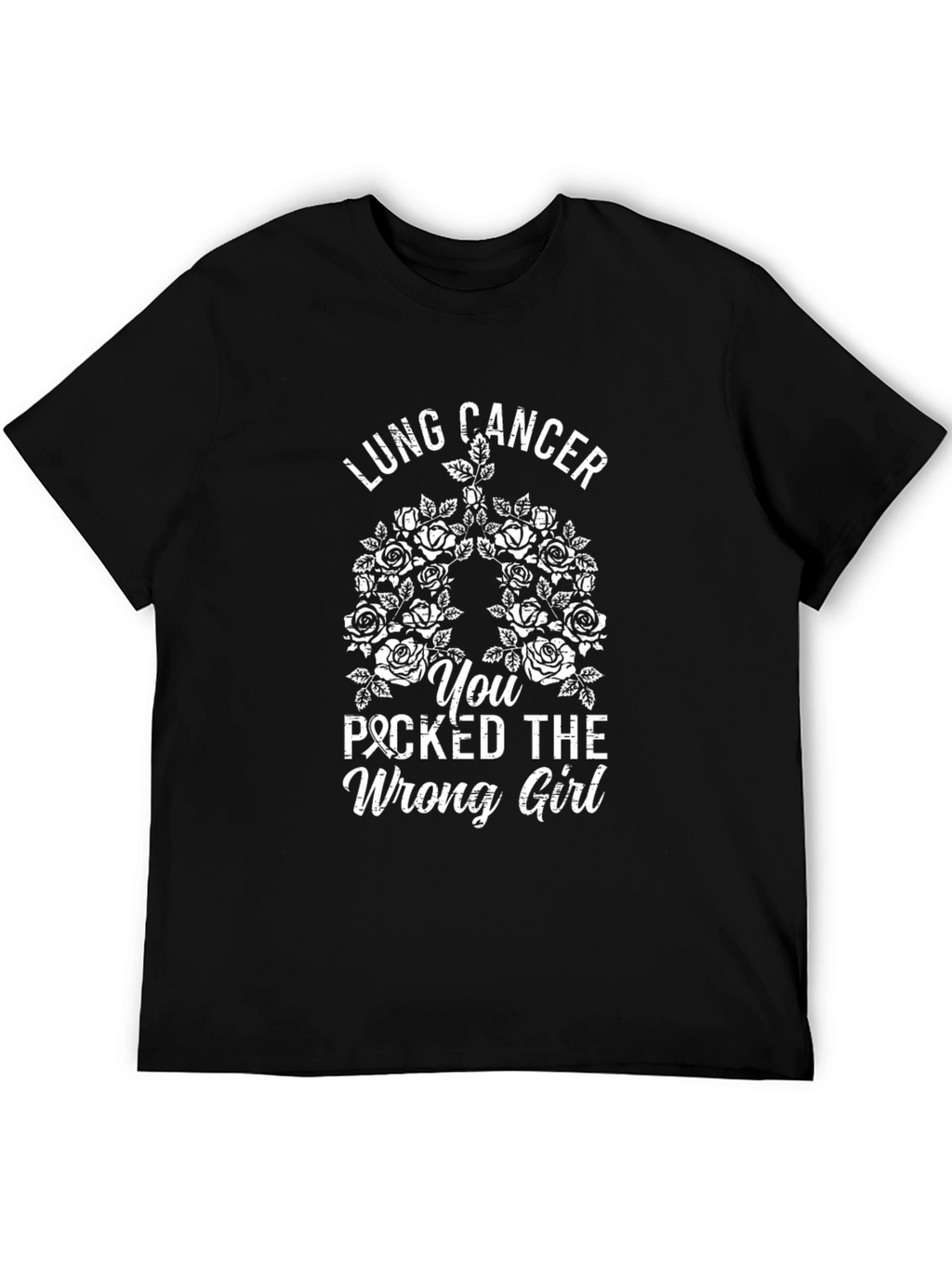 Lung Cancer Awareness T-Shirt - Wrong Girl