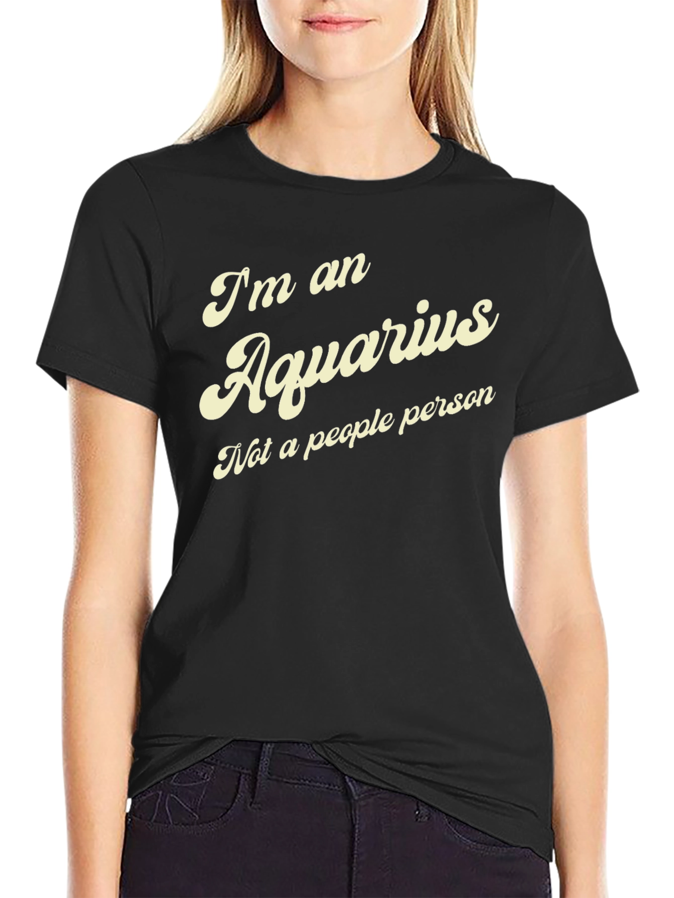 Aquarius Zodiac T-Shirt - Not a People Person